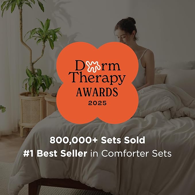 Bedsure Oversized King Comforter Set - Charcoal Grey Soft Bedding for All Seasons, Cationic Dyed Bed Set, 3 Pieces, 1 Oversized King Size Comforter (120"x 98") and 2 Pillow Shams (20"x 36"+2")