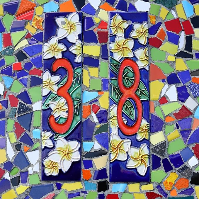 uxcell 500g/1.1LB Irregular Ceramics Mosaic Tiles, 1.3-2 cm Bulk Stained Ceramic Mosaic Pieces Stones Mosaic Kits for DIY Art Craft Projects Home Decor, Mixed Red