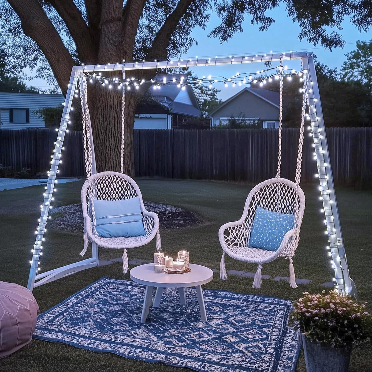 200 LED White Christmas Lights Outdoor (76.2 Foot)