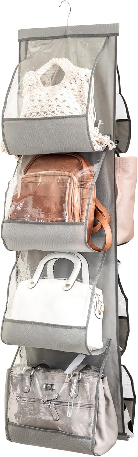 SNSLXH Closet Clear Handbag Organizer - NestledHome