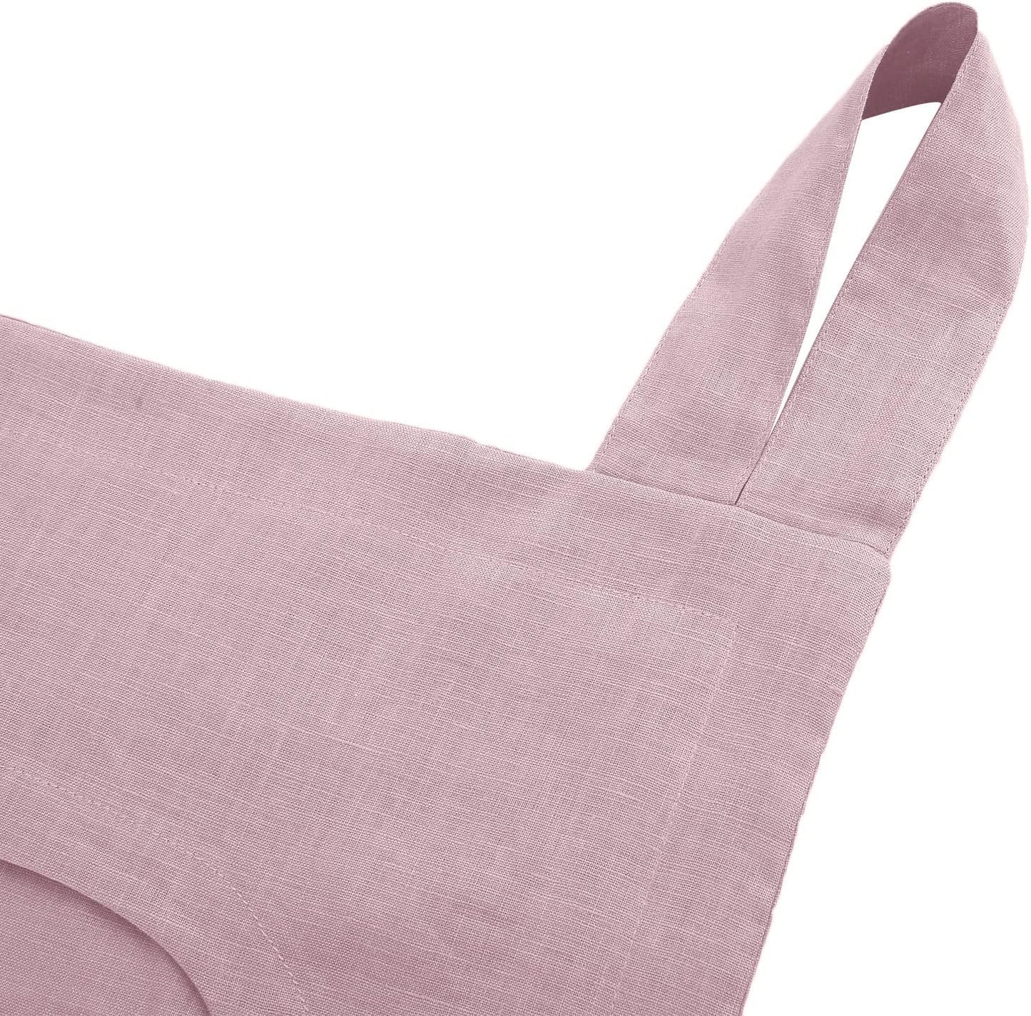 Amazhiyu 100% Linen Door Hanging Laundry Hamper Bag, 19x27 Inches Pink - NestledHome