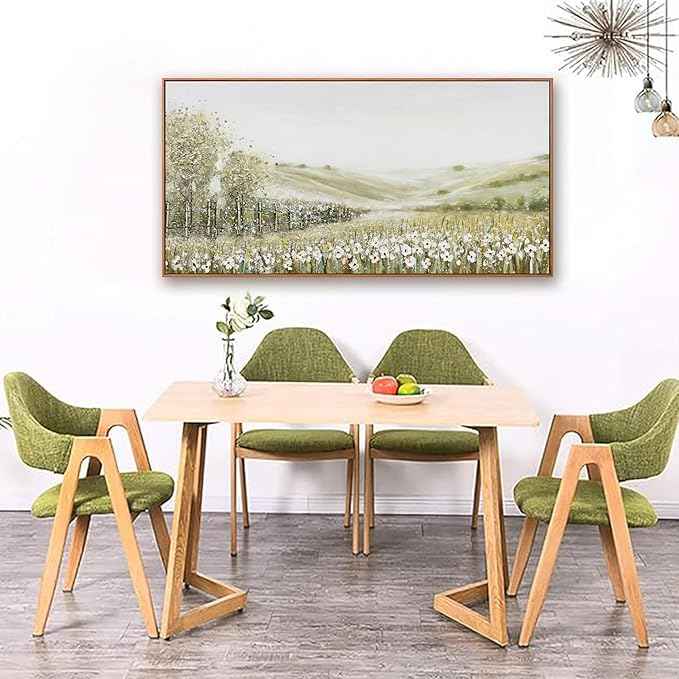 Canvas Wall Art Decor Home Decor Wall Art Prints Natural Modern Framed Landscape Wall Decorations Mountain Wilderness Artwork for Living Room Wall Bedroom Kitchen Office Decor 20"×40"