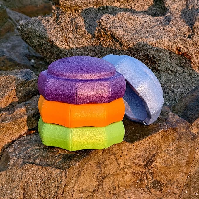Stepping Stones for Kids – 6 pcs EPP Balance Sensory Kids Stepping Stones for Toddlers 1-3 for Indoor Outdoor Activity Promoting Toddler's Balance and Coordination Skills
