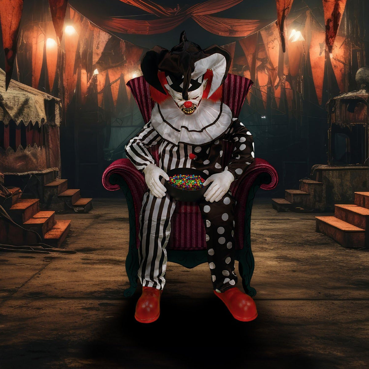 Hartley The Sitting Scare Clown by Tekky