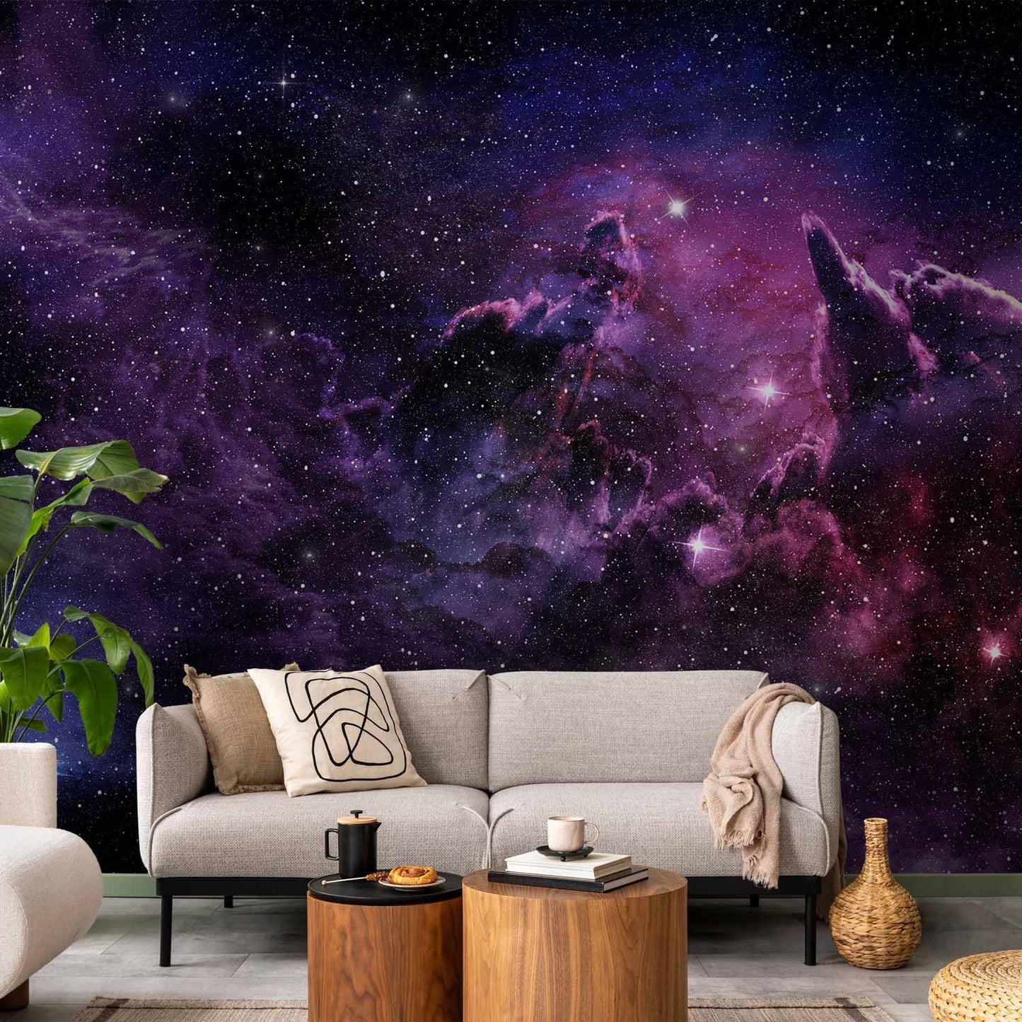 artgeist Wall Mural Cosmos Galaxy 79x55 in - XXL Non-Woven Wallpaper Fleece Wall Decor Photo Print Picture Image Design Home a-C-0022-a-a