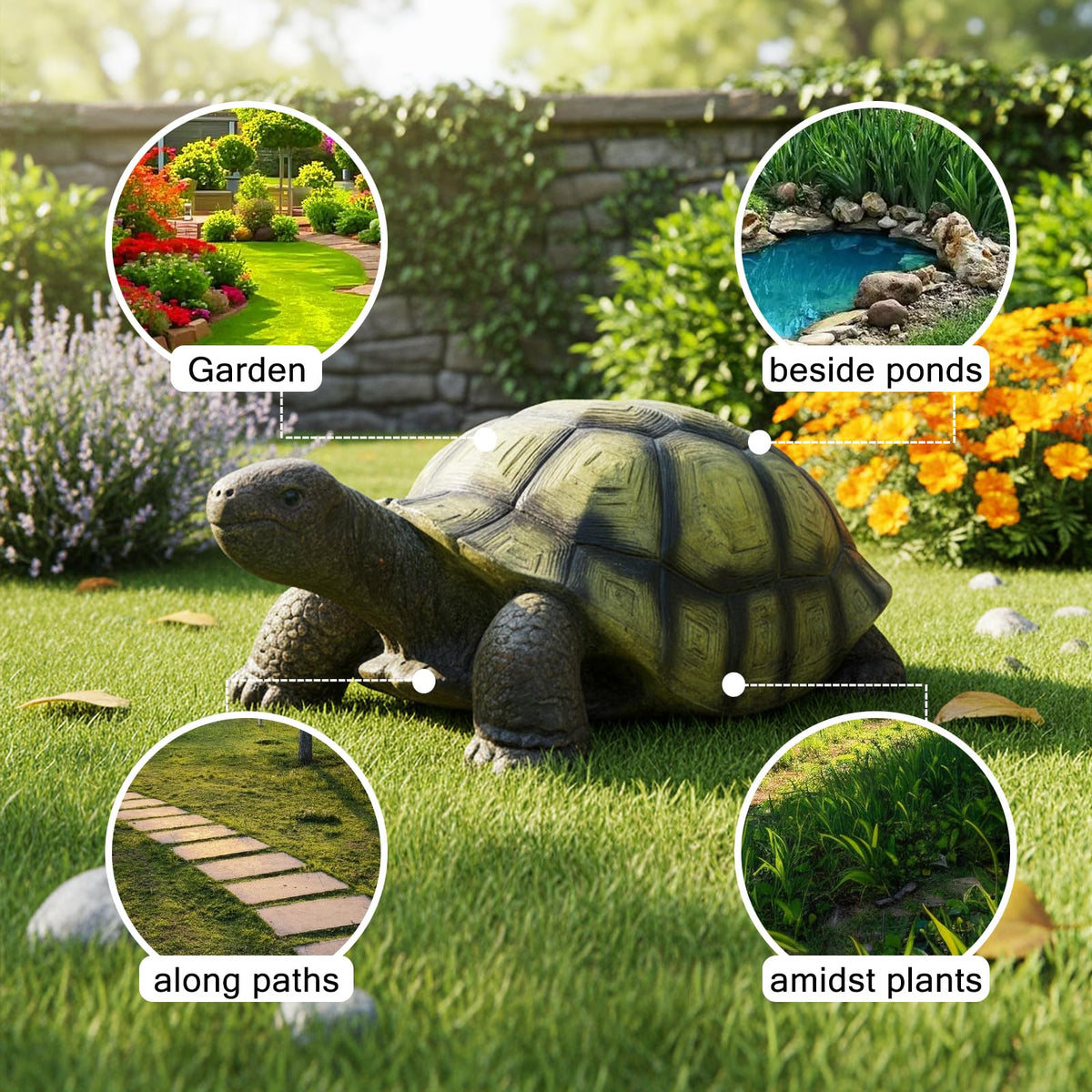 Large Turtle Statues for Garden