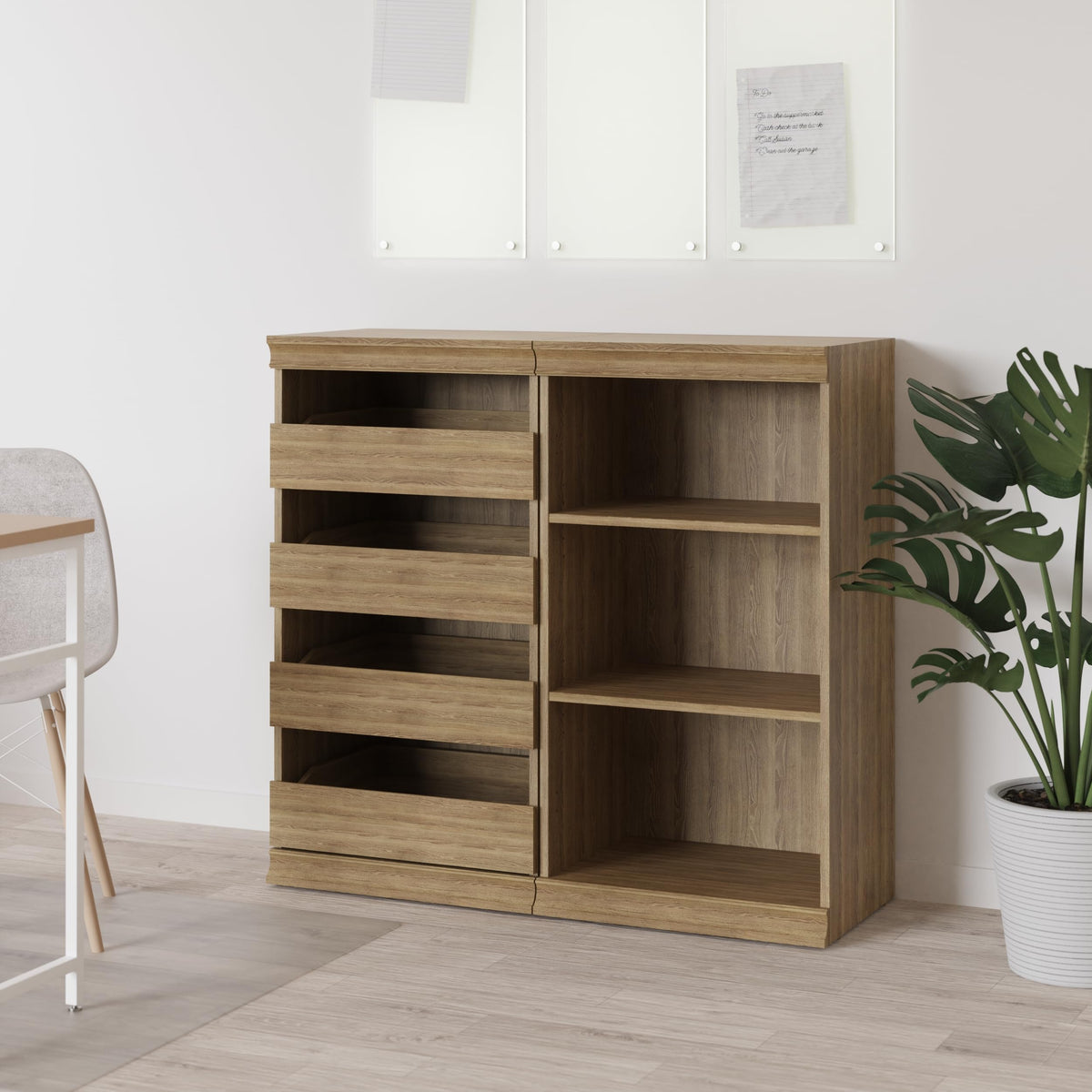 Modular Storage Unit with 4 Drawers