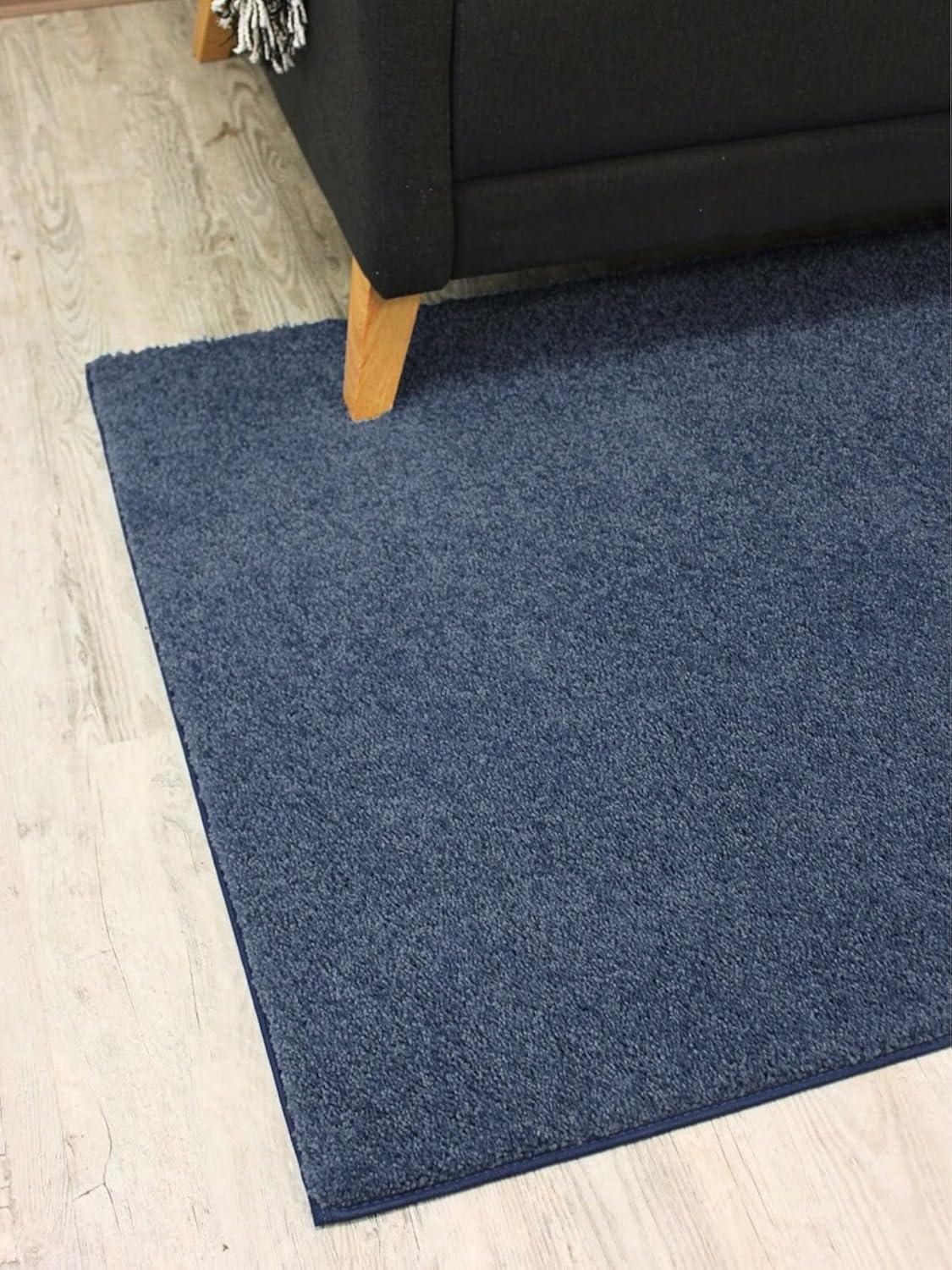 KOECKRITZ Soft and Colorful Kids Classroom Area Rugs (Passes Flammability Pill Test) Many Sizes and Bright Colors to Select from (8' x 8', Navy) - NestledHome
