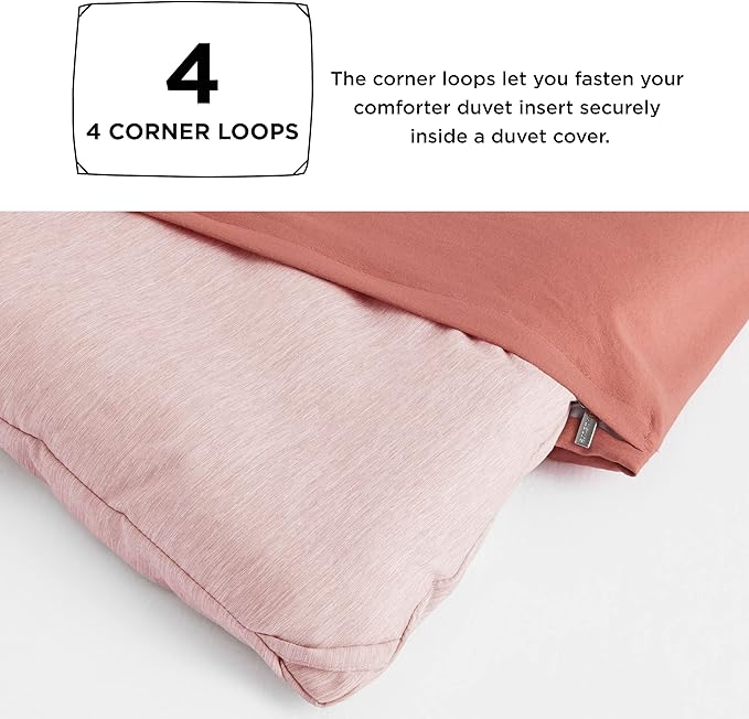 Bedsure Full Comforter Set - Pink Soft Bedding for All Seasons, Cationic Dyed Bed Set, 3 Pieces, 1 Full Size Comforter (82"x86") and 2 Pillow Shams (20"x26"+2")