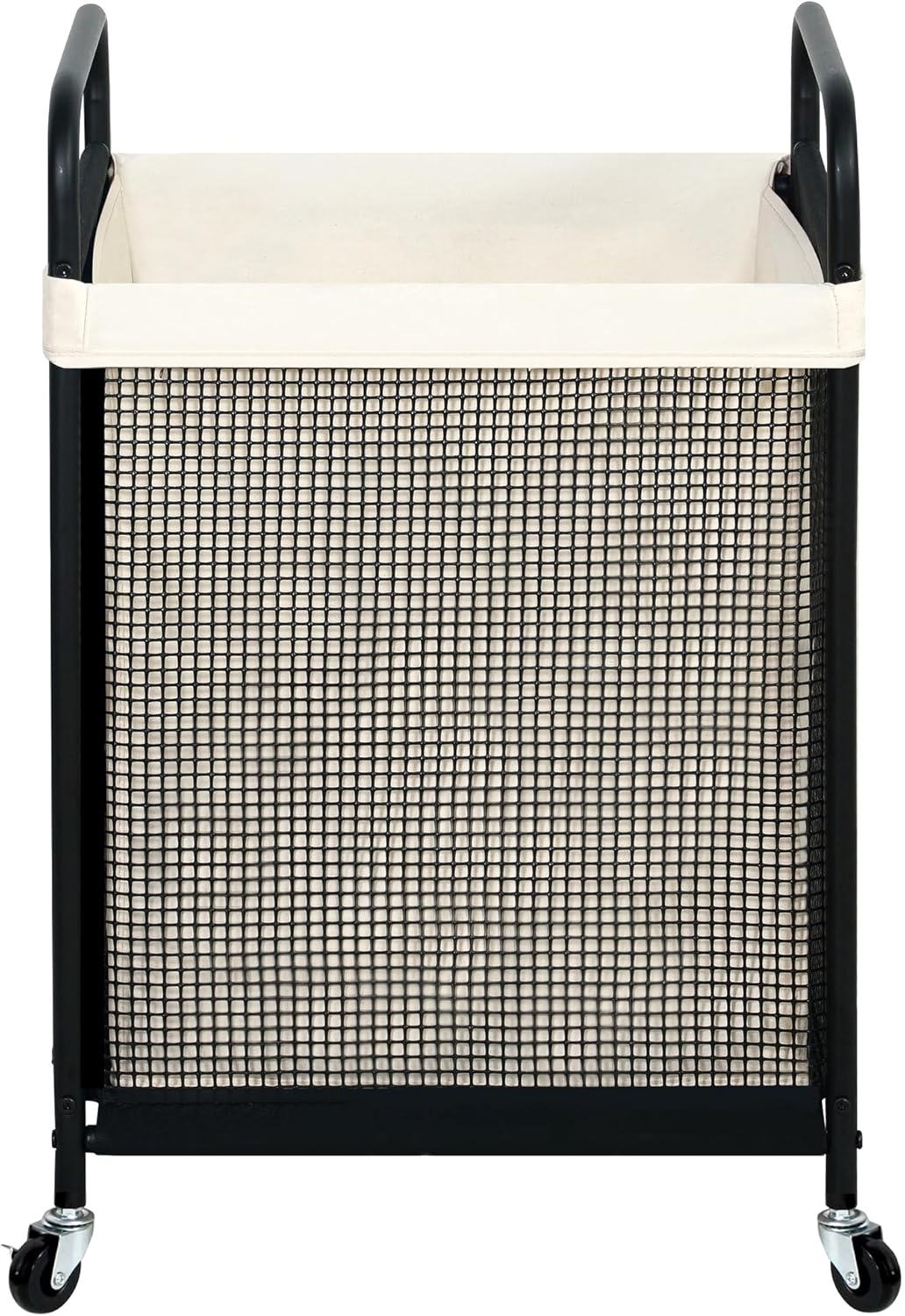 STO STO Laundry Hamper, 90L Rolling Laundry Sorter Cart with Removable and Washable Liner Bag, Rolling Clothes Hamper with Metal Handle for Laundry Room and Bedroom - NestledHome