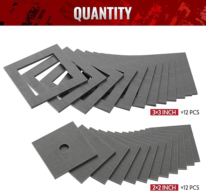 bestarc Welding Coupons, 24Pcs 3×3" & 2×2" Mild Steel Welding Practice Kit, 11 Gauge Welding Training Metal, Welding Plate Kits for beginners DIY Cube MIG TIG Stick