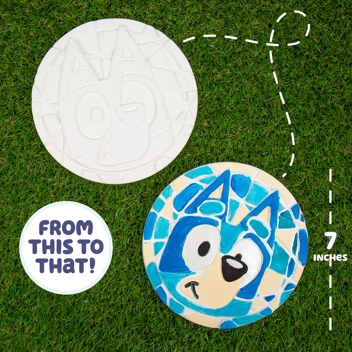 Bluey Paint Your Own Stepping Stone