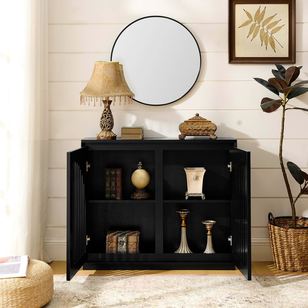 39" Mid Century Modern Sideboard Cabinet