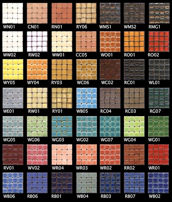ALEA Mosaic Mosaic-Minis, 1000 Pieces, Nano 3x3x3mm, 20 Colors, MXAL