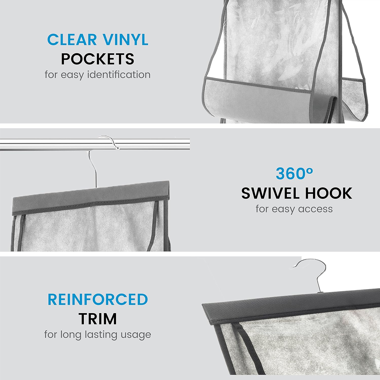SNSLXH Closet Clear Handbag Organizer - NestledHome