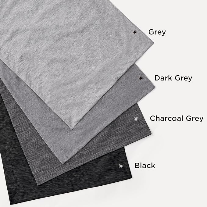 Bedsure Twin/Twin XL Comforter Set - Grey Soft Bedding for All Seasons, Cationic Dyed Bed Set, 2 Pieces, 1 Twin Size Comforter (68"x88") and 1 Pillow Sham (20"x26"+2")
