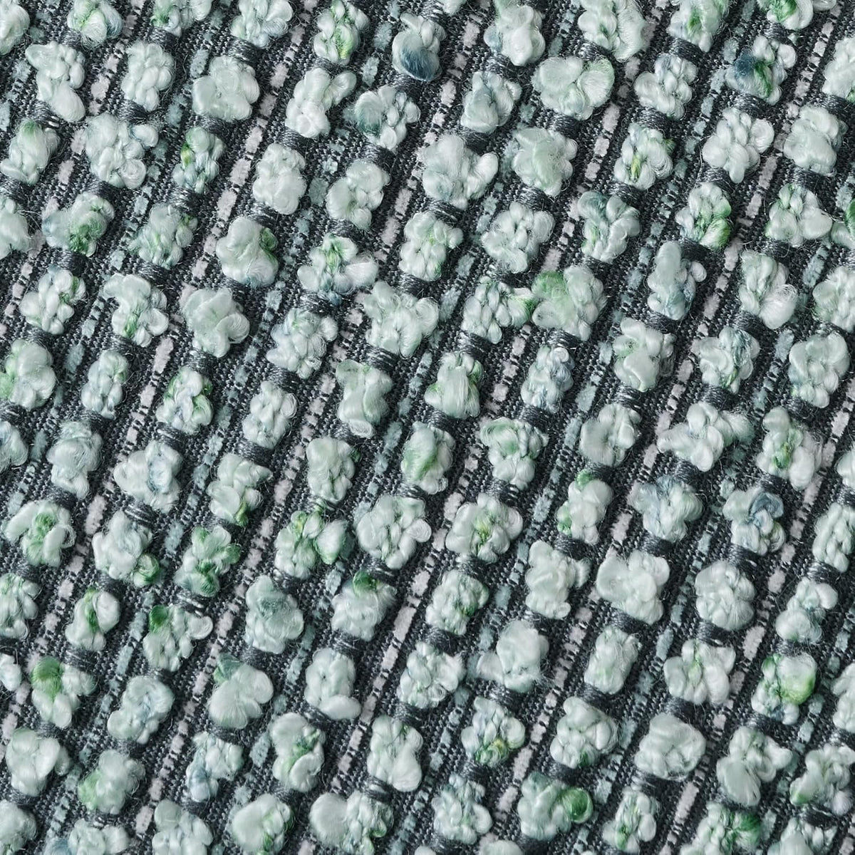 Striped Throw Pillow Covers 20x20 Set of 2 Green Textured Boucle Chic Morden Boho Accent Farmhouse Square Decorative Couch Pillow Covers for Home Decor Bed Sofa Living Room