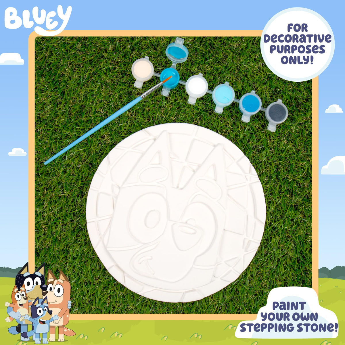 Bluey Paint Your Own Stepping Stone