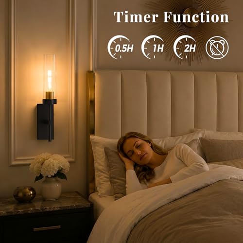 10000mAh Battery Operated Wall Sconces Set of 2