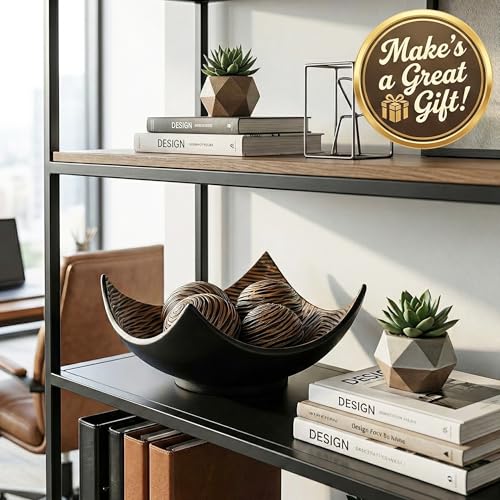 Centerpiece Decorative Bowl with Balls for Home Decor
