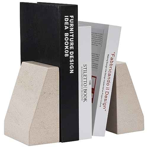 Marble Bookends for Shelves
