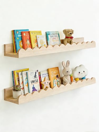 Kids Bookshelf for Wall