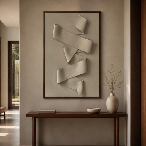 Large 3 Piece 3D Textured Wall Art for Living Room