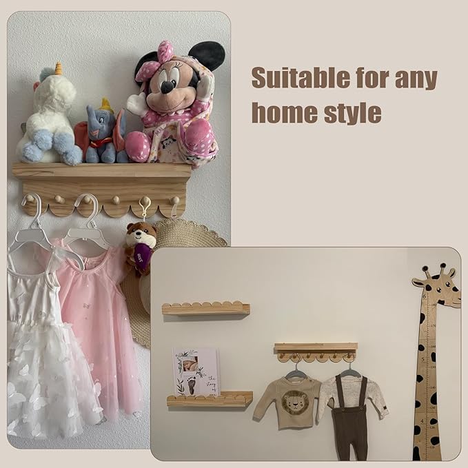 Kids Bookshelf for Wall