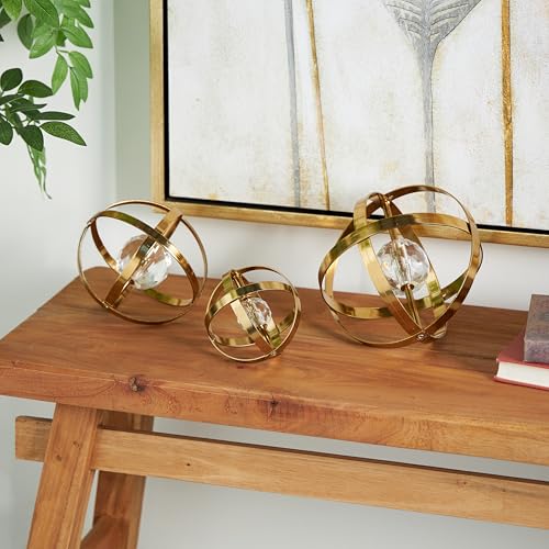 Modern Metal Geometric Sculpture
