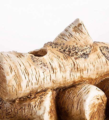 Faux Wood Resin Logs Candle Holder for Fireplace
