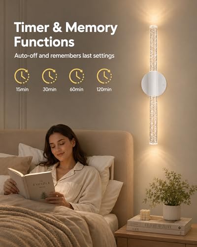 Rechargeable Wall Sconces Set of 2