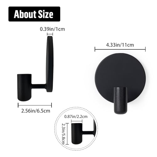Black Metal Wall Mounted Candlestick