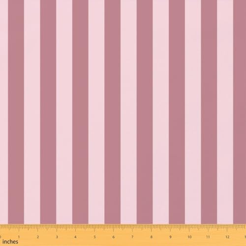 Pink Red Gingham Fabric by The Yard Checkered Soft Flannel Polyester Fabrics for Chairs Sofa