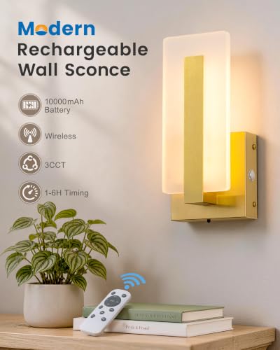 SW094 Battery Operated Wall Sconce