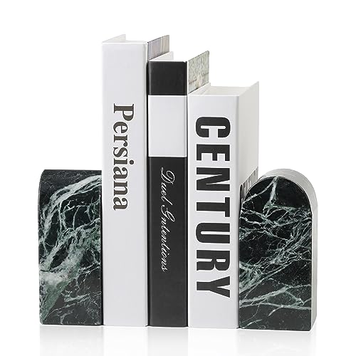 Luxury Marble Bookends for Shelves