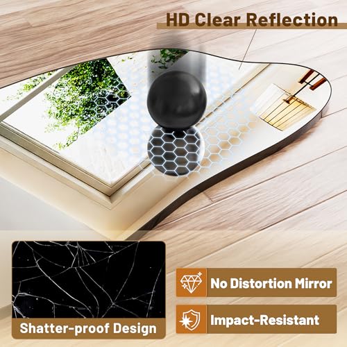 Irregular Full Length Mirror