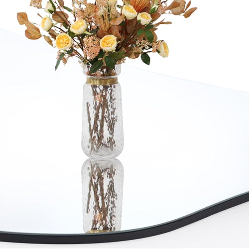 Full Length Mirror 63"x24" Irregular Wall Mirror Frameless for Living Room Bathroom Bedroom Entryway Decor