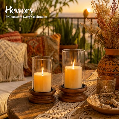 Hurricane Glass Candle Holder