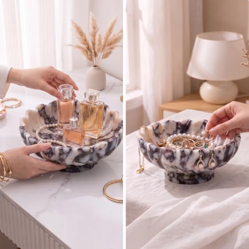 Marble Pedestal Bowl