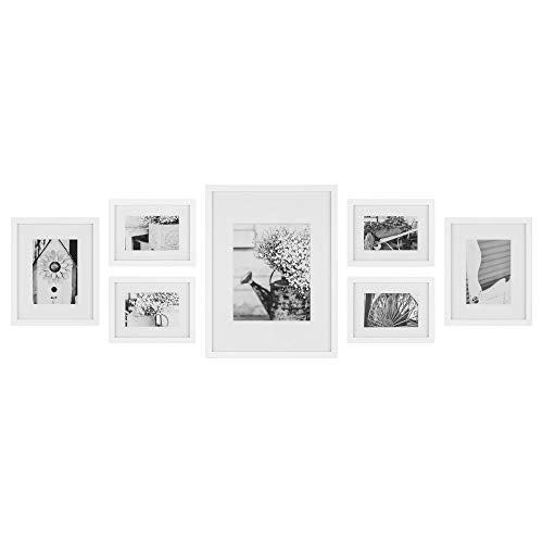 Multi Size Picture Frame Set 7 Pack