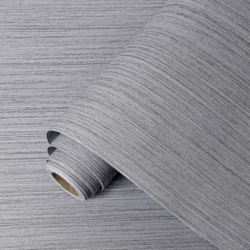 Striped Peel and Stick Wallpaper Textured Contact Paper
