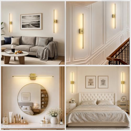 Motion Sensor Battery Operated Wall Sconces Set of Two