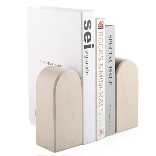 Luxury Marble Bookends for Shelves