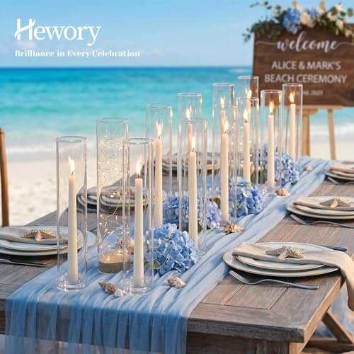 Hurricane Glass Candle Holders