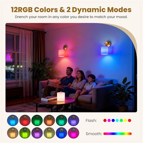 Detachable Wall Sconces Battery