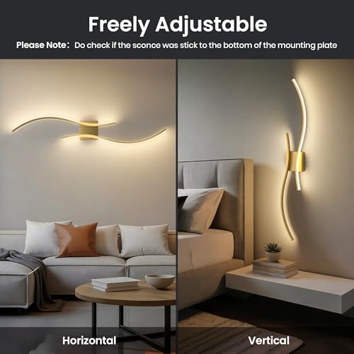 10000mAh Battery Operated Wall Sconces Set of 2