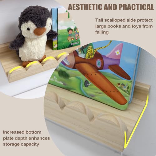 Kids Bookshelf for Wall
