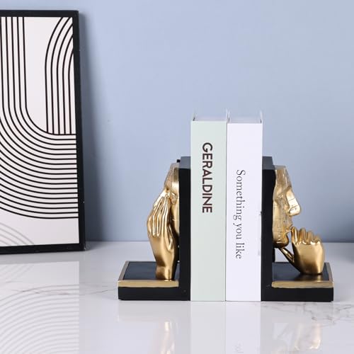 Gold Thinker Bookends