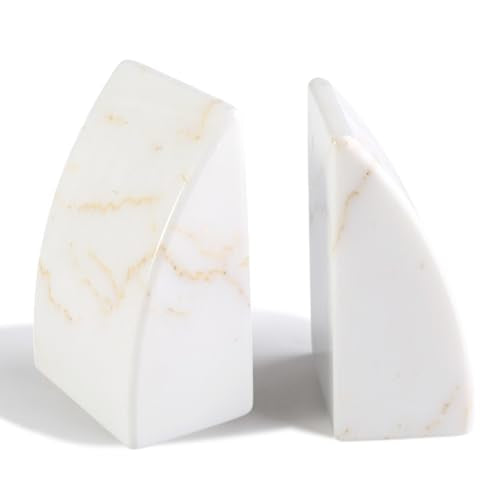 Marble Bookends for Shelves