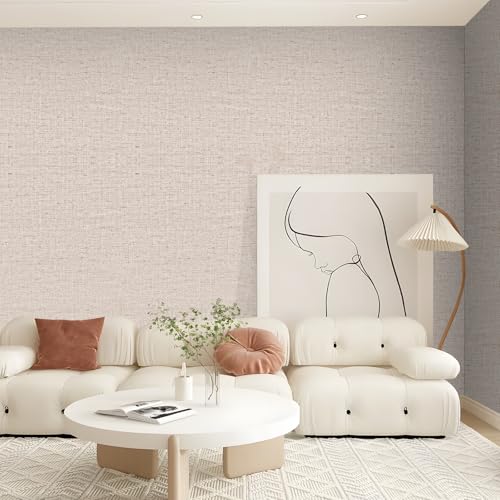 Peel and Stick Wallpaper Grasscloth Contact Paper Self